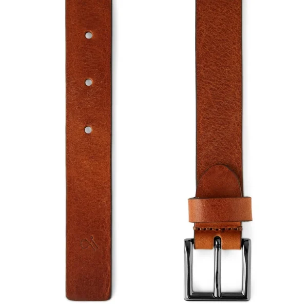 Large choix en ligne Fawler Ceinture En Cuir Marron Fayre 3