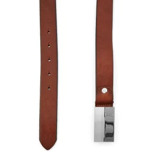 BSWK Ceinture En Cuir Marron à Boucle Massive grossiste en ligne 10