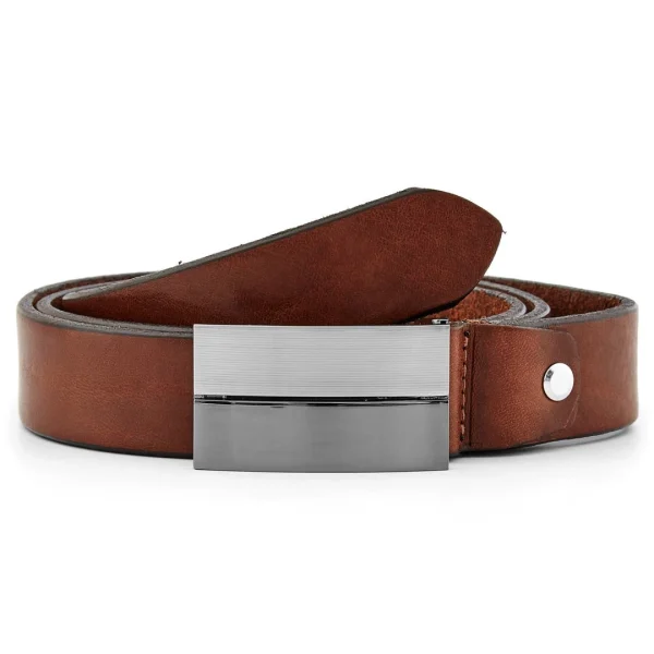 BSWK Ceinture En Cuir Marron à Boucle Massive grossiste en ligne 1