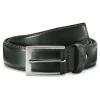 des prix incroyables Salt & Hide Ceinture En Cuir Vert Foncé Homer 14