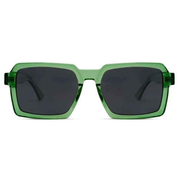 Otsu Occasus | Lunettes De Soleil Vert Fluo XL à Formes Géométriques Et Verres Polarisés Les achats en ligne 1