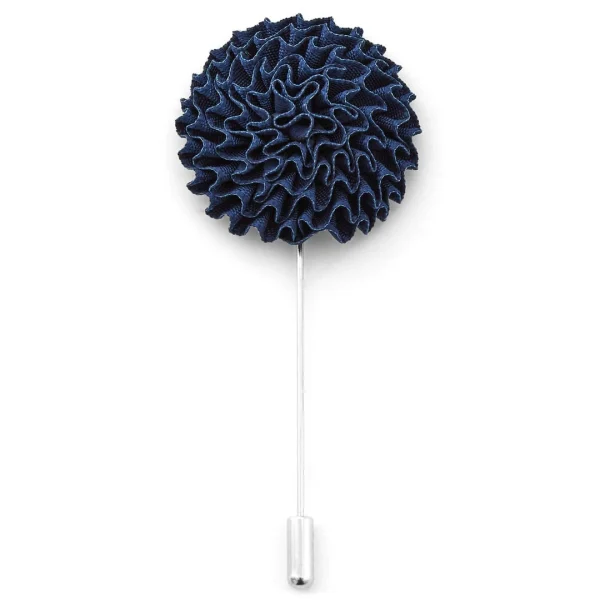 nouveau produit Warren Asher Boutonnière à Fleur Pissenlit Bleu Marine 1