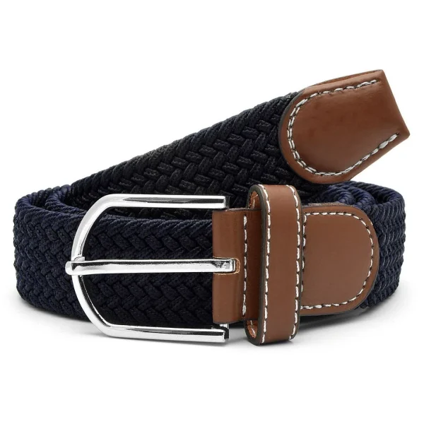 qualité supérieure Collin Rowe Ceinture élastique Bleu Marine XL 1