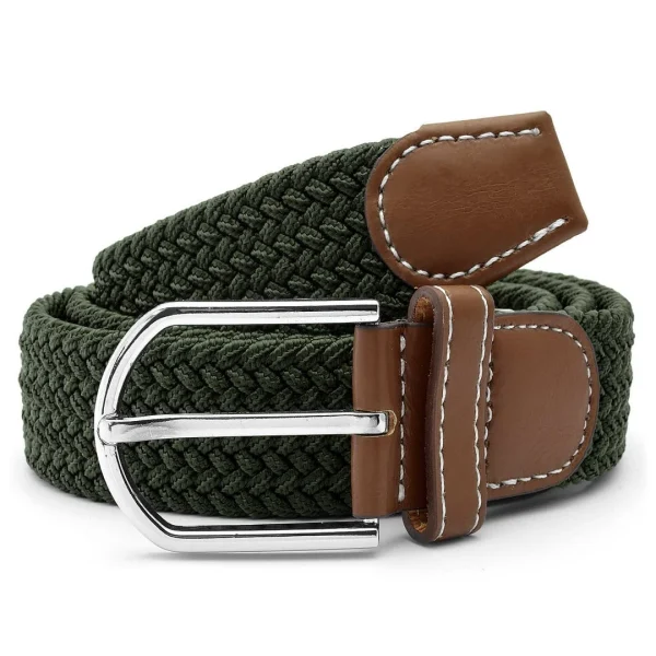 Collin Rowe Ceinture élastique Vert Armée styles dernier cri 1