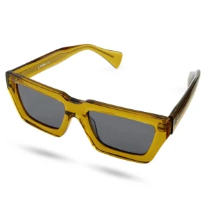 Otsu Occasus | Lunettes De Soleil Carrées Jaune Fluo à Monture épaisse Et Verres Polarisés Officielle 14