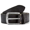 BSWK Ceinture Brute En Cuir Noir Acheter 22