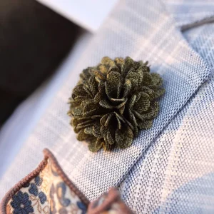 Warren Asher Broche Pour Homme à Fleur émeraude meilleur service 18