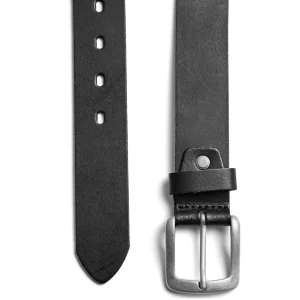 BSWK Ceinture épaisse En Cuir Noir marque pas cher 10