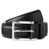 soldes luxe Fawler Ceinture En Cuir Noir Franz 13