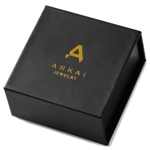 styles dernier cri Arkai Bracelet Rico – Gourmette à Double Chaîne Noire 16