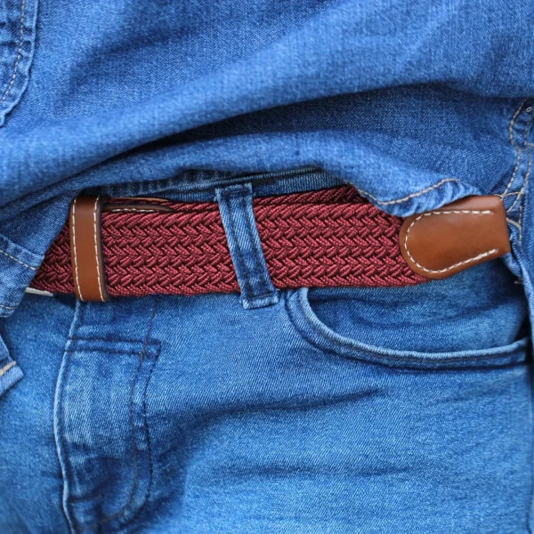 Collin Rowe Ceinture élastique Bordeaux Achat 4