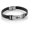 à prix d'occasion Fort Tempus Bracelet En Caoutchouc Avec Crucifix 8