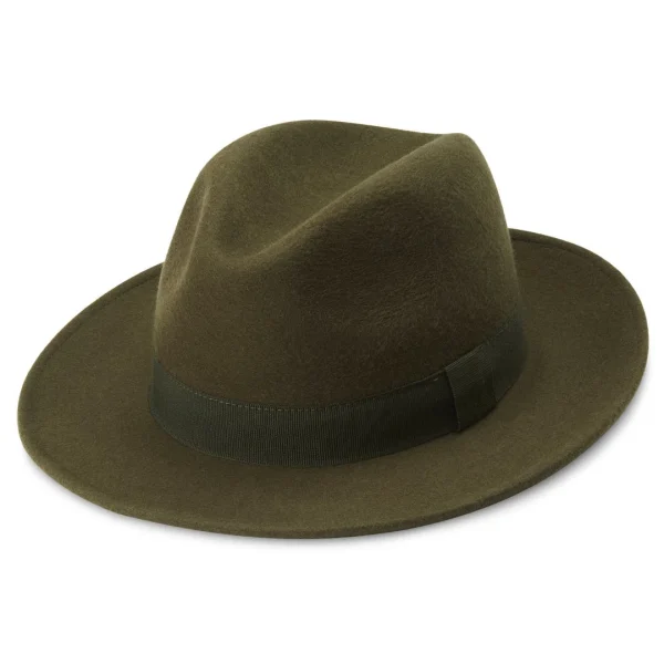 Fawler Fedora Fido Alessandria En Laine Verte garantie de qualité 1