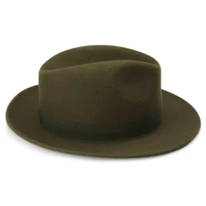 Fawler Fedora Fido Alessandria En Laine Verte garantie de qualité 12