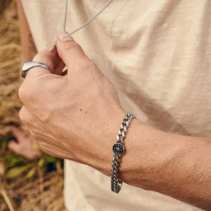 Arkai Atlas | Bracelet L’étoile Polaire En Acier Argenté marque pas cher 10