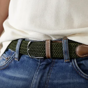 Collin Rowe Ceinture élastique Vert Armée styles dernier cri 11