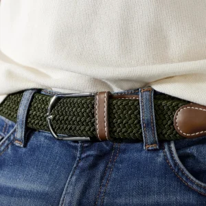 Collin Rowe Ceinture élastique Vert Armée styles dernier cri 15