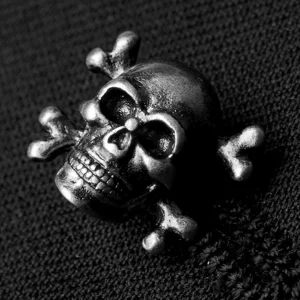 boutiqued en ligne Warren Asher Broche Argentée  »tête De Mort » 15