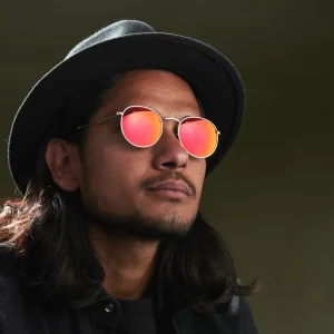 Paul Riley Lunettes De Soleil Polarisées Roses « Le Dandy » authentiques 14