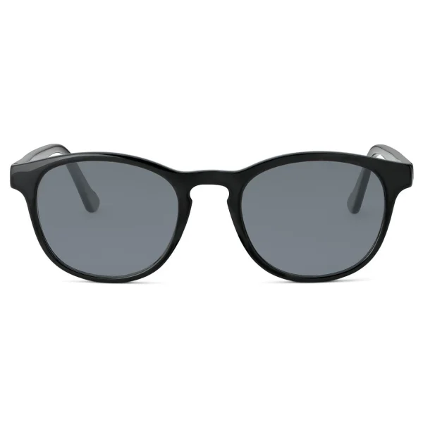 achat pas cher Sidegren Lunettes De Soleil Noires Classiques à Verres Gris Polarisés 3