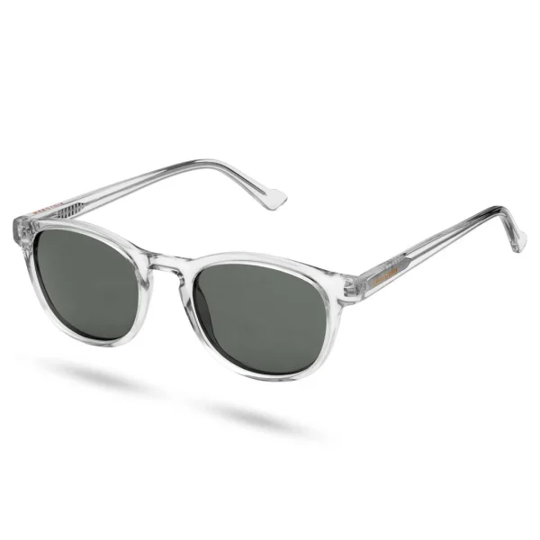 Retour gratuit en magasin. Sidegren Lunettes De Soleil Transparentes Classiques à Verres Gris Polarisés 1