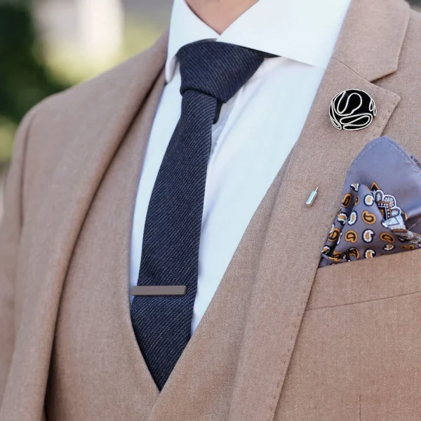 Warren Asher Boutonnière à Fleur Camélia Noire meilleur service 5